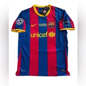 Barcelona Jersey Messi Final Champions 2011
